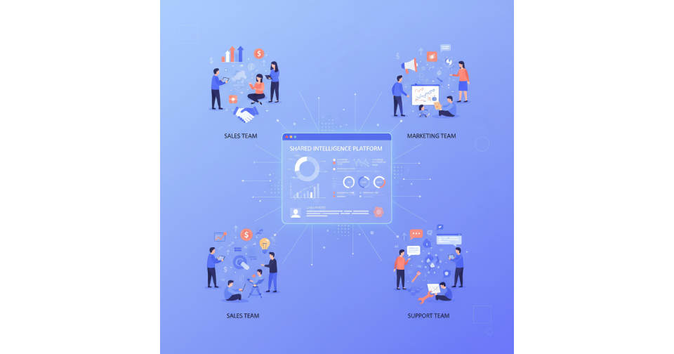 CRM bridges departments and improves internal communication.